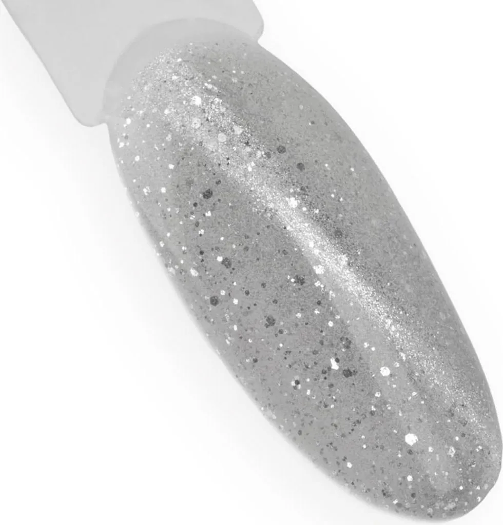Vernis hybride effet yeux de chat Foxy Eyes Silver Grey MollyLac 10g