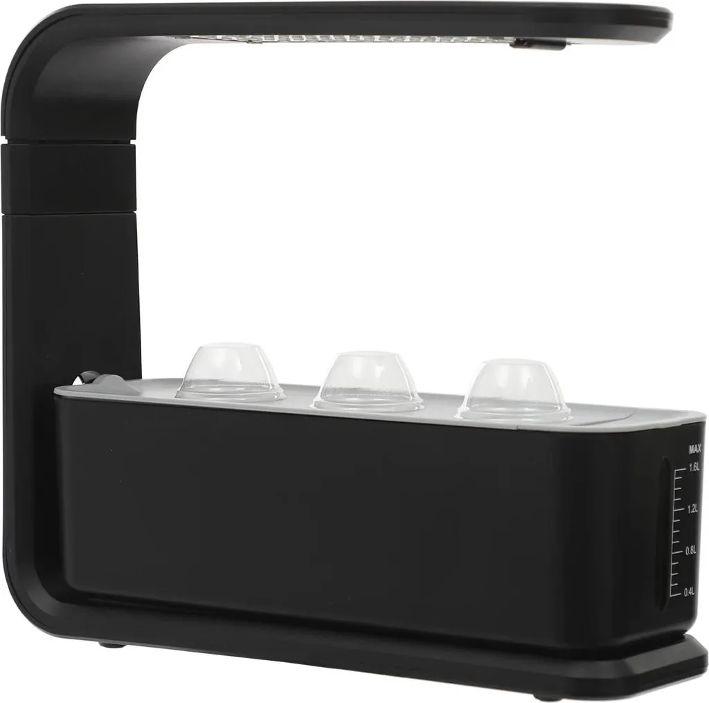 Système de culture hydroponique avec lampe réglable 60 LED - 3 capsules