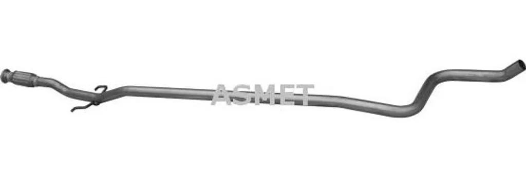 Tube d'échappement central pour C3 - Remplacement OE 1717CT par ASMET