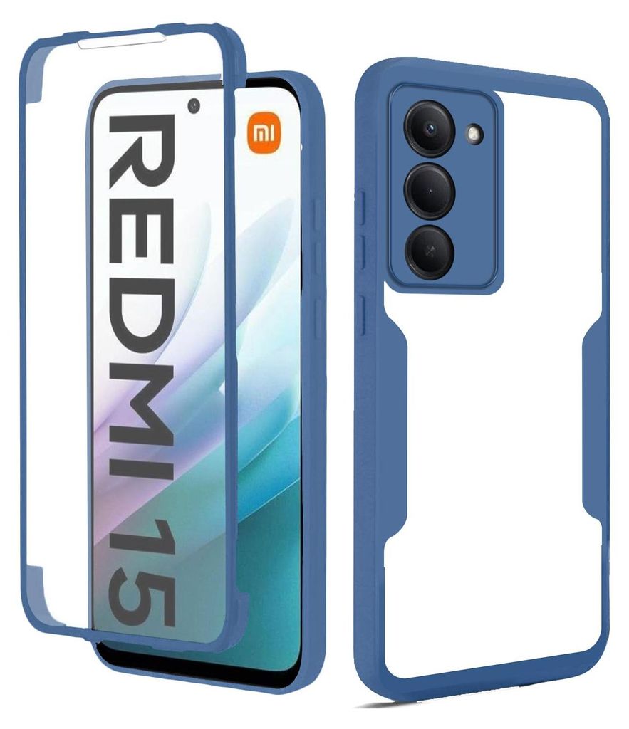 360° Grad Hülle für xiaomi Redmi 15 Rundum vollschutz Produktbild 