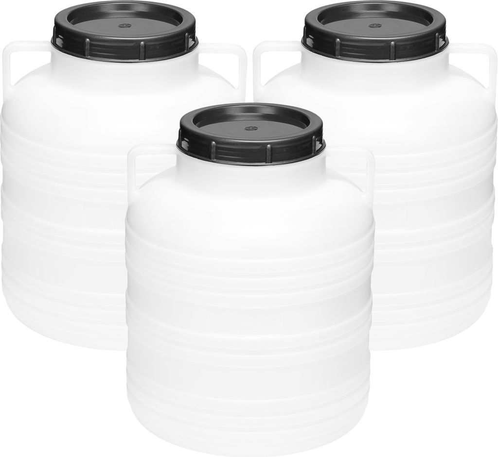 Set 20 Liter Futtertonne BPA-frei Lebensmittel-Fass Regentonne