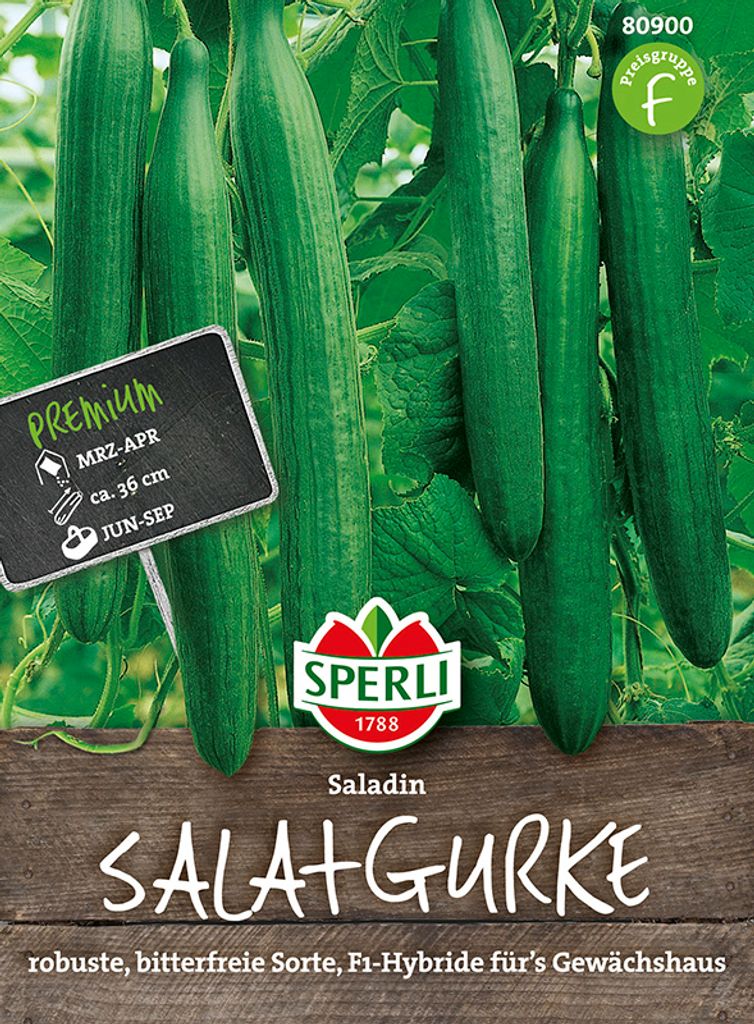 Gurke Saladin F1-Hybride | Gurkensamen von Sperli