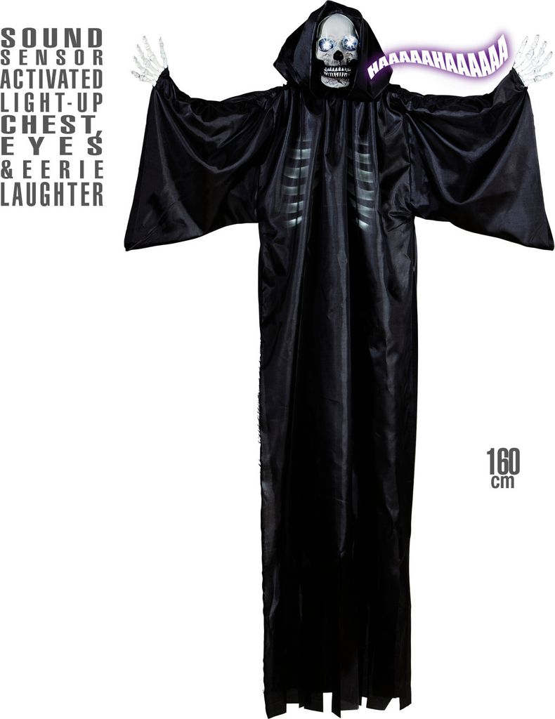 GRIM REAPER MIT BRUSTKORB, LEUCHTENDEN AUGEN UND BOESER Produktbild 