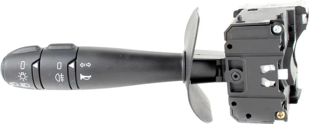 Commodo d'éclairage et clignotants pour commande de feux automobile noir - 2