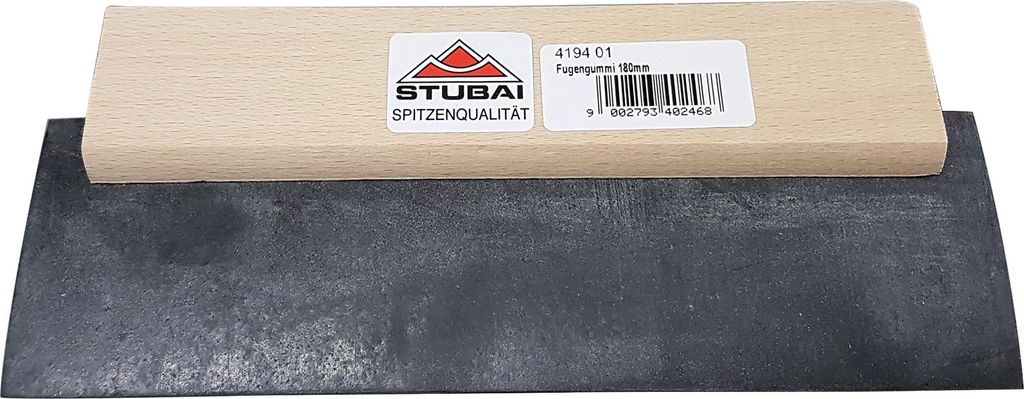 STUBAI Fugengummi 300 mm – Profi-EPDM-Rakel für gleichmäßiges Verfugen von Fliesenfugen bis 5 mm. Silikonfrei, flexibel, widerstandsfähig, te...