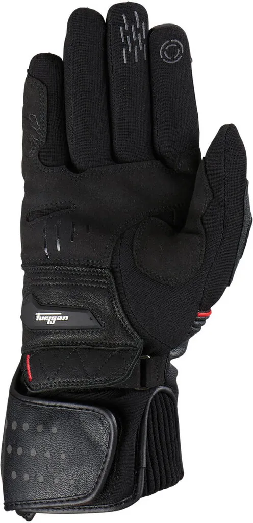 Gants Furygan Dirt Road Noir M avec Coques de Protection et Cuir Souple