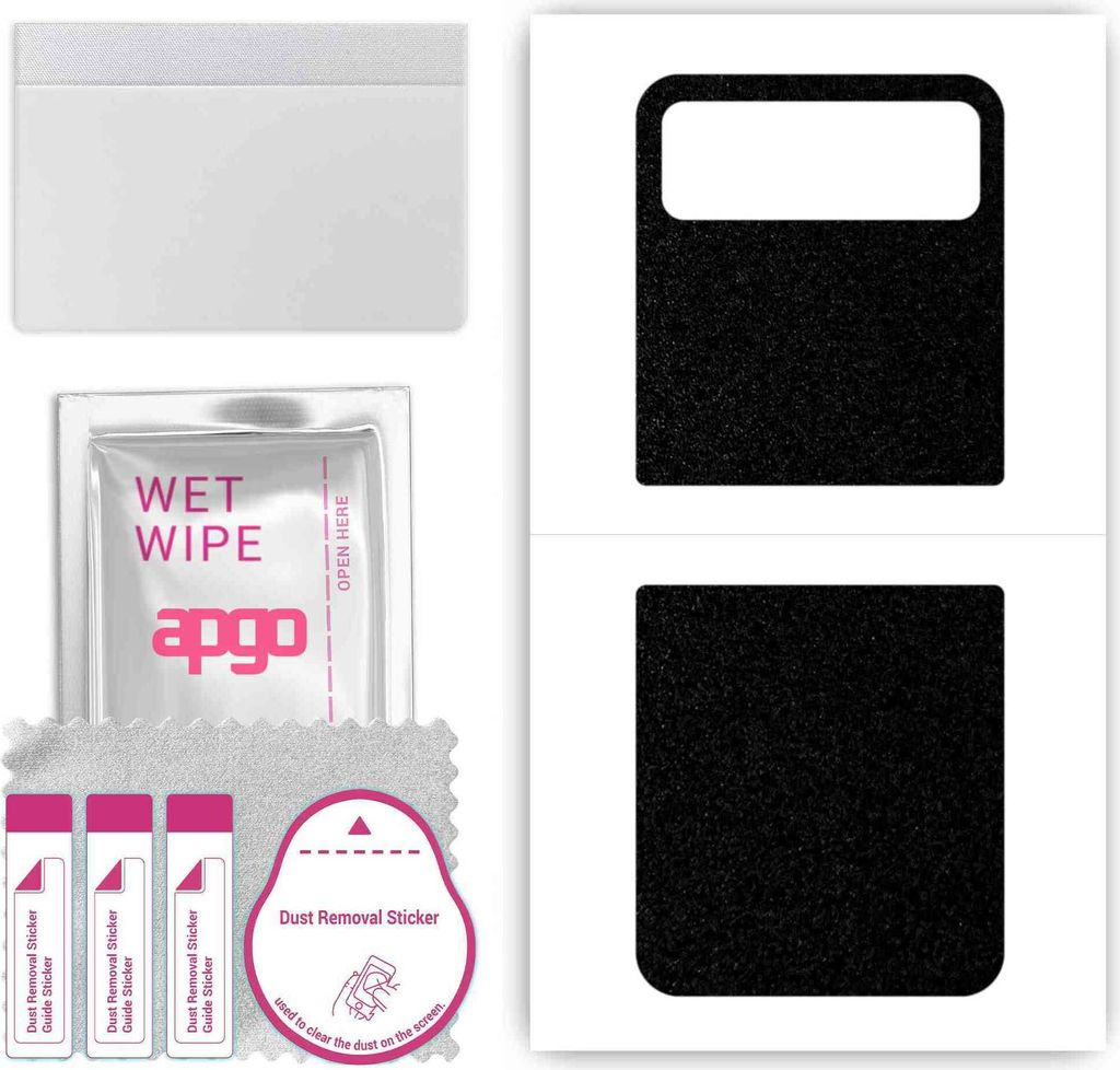 apgo Rückseite Schutzfolie, Skin, kompatibel mit Motorola Razr 2023, Hinten Displayschutzfolie aus Vinylfolie, kratzfest, einfache Montage - Matts...