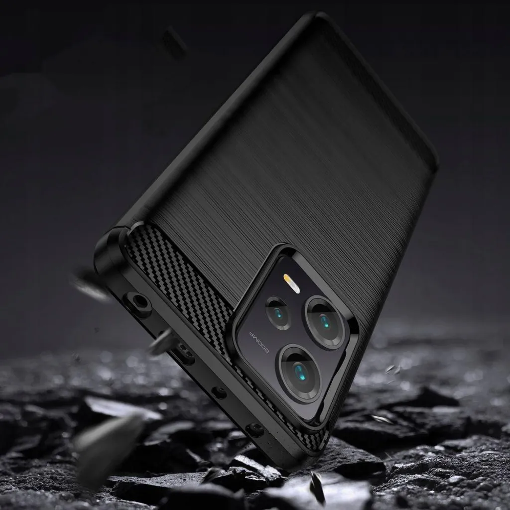 Custodia blindata KARBON per Xiaomi Redmi Note 12 / Poco X5 5G nero - 5