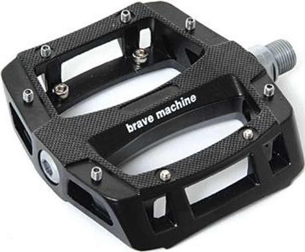 BRAVE Pedal "Freeride" 9/16", Aluminiumachse, indu schwarz