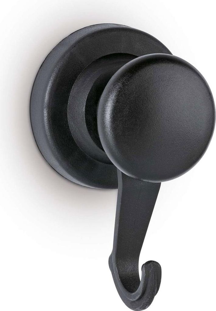 MAUL Magnet rund 10 kg Kunststoff Neodym mit haken bruchsicher 9 x 5.3 x 4.6 cm schwarz