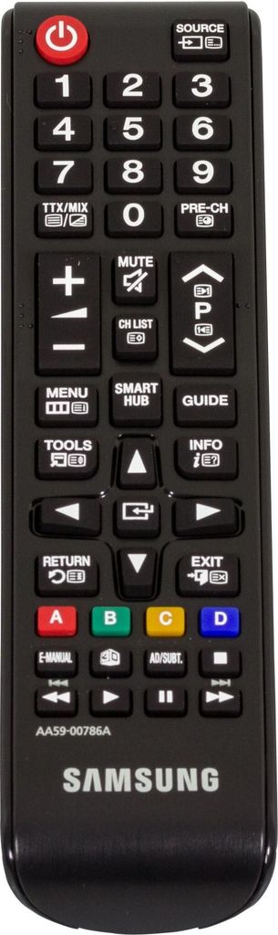 Samsung AA59-00786A, TV, Naciśnij przyciski, Czarny Zdjęcie produktu 