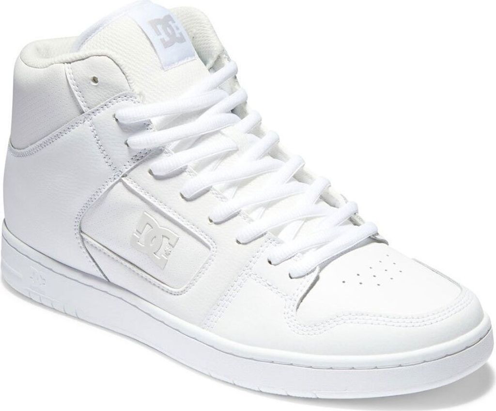 DC Shoes Manteca 4 Hi Herren Schnürung Leder Turnschuhe Weiß – undefined / Weiß
