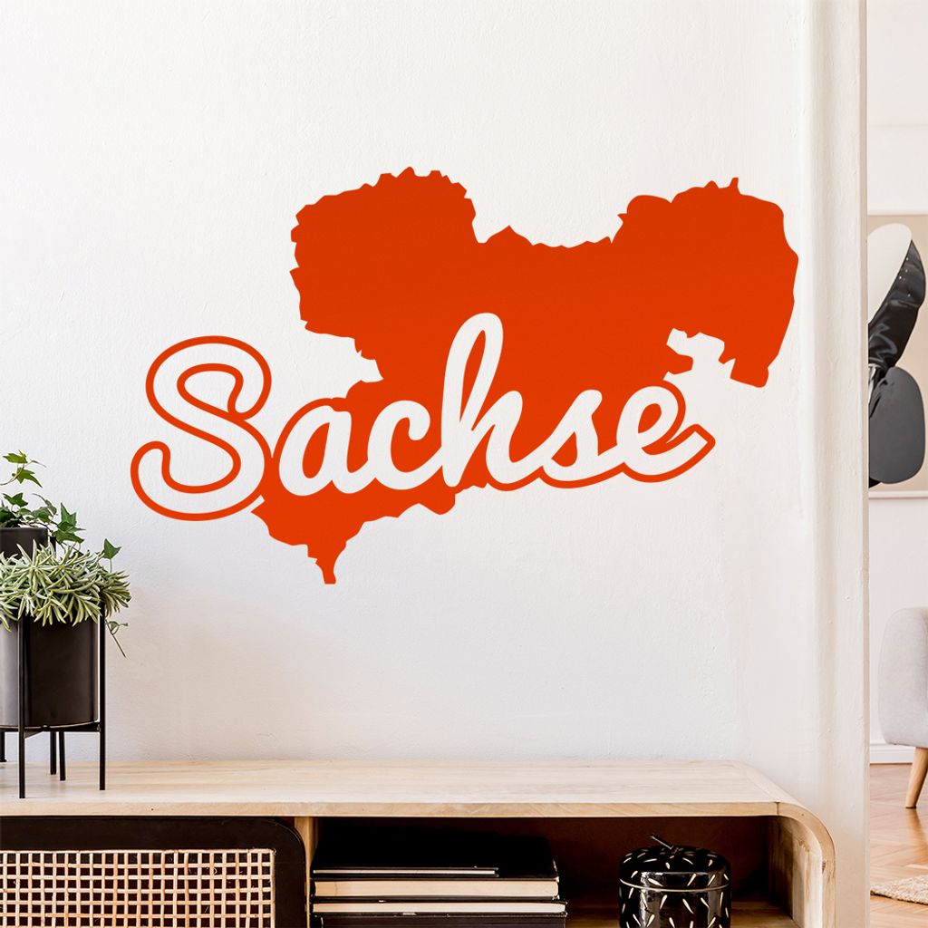 Sachse Sachsen Herkunft Wandtattoo Wandaufkleber Wall Sticker - Dekoration, Küche, Wohnzimmer, Schlafzimmer, Badezimmer
