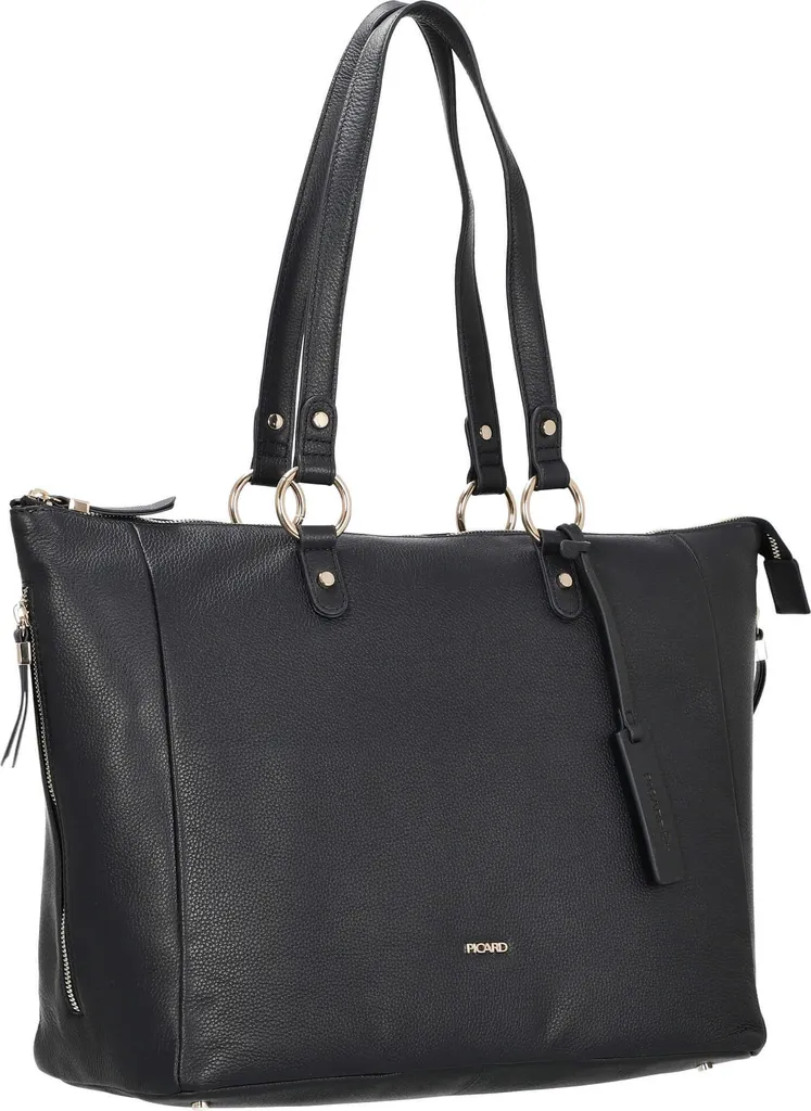 Sac Shopper PICARD Java Ozean - Sac Épaule Ordinateur Bleu Marine - 10