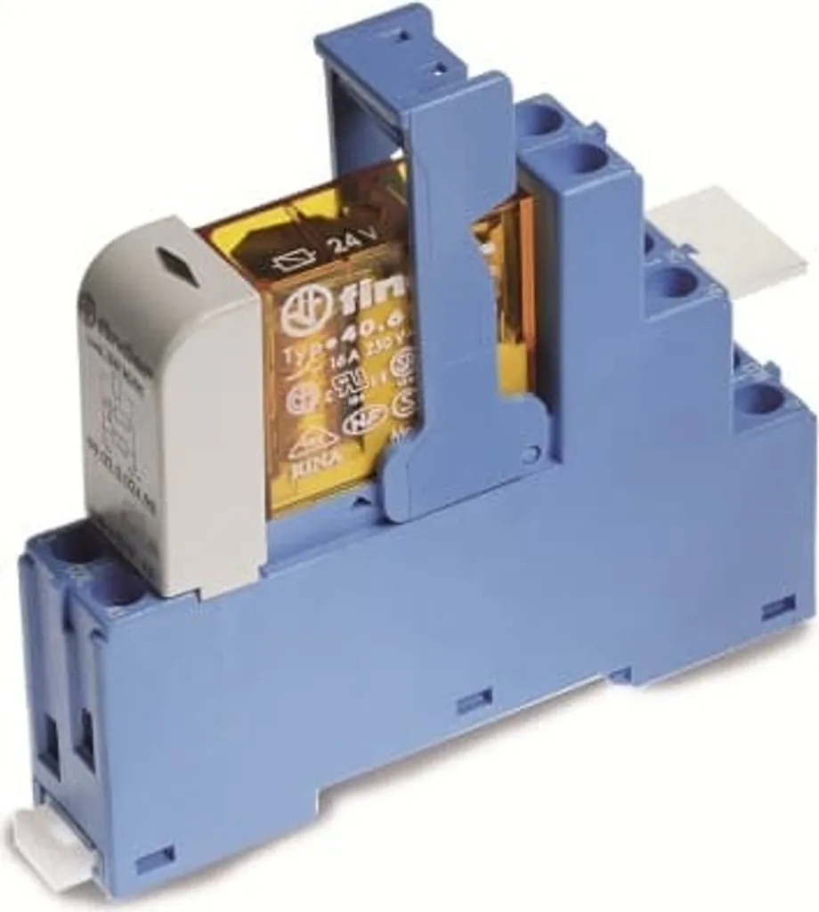 Relais d'interface Finder 48.61.8.024.0060 pour montage rail DIN