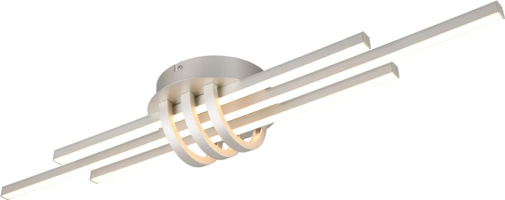 Reality LED Deckenleuchte Cinto 20W nickel warmweiß Produktbild 