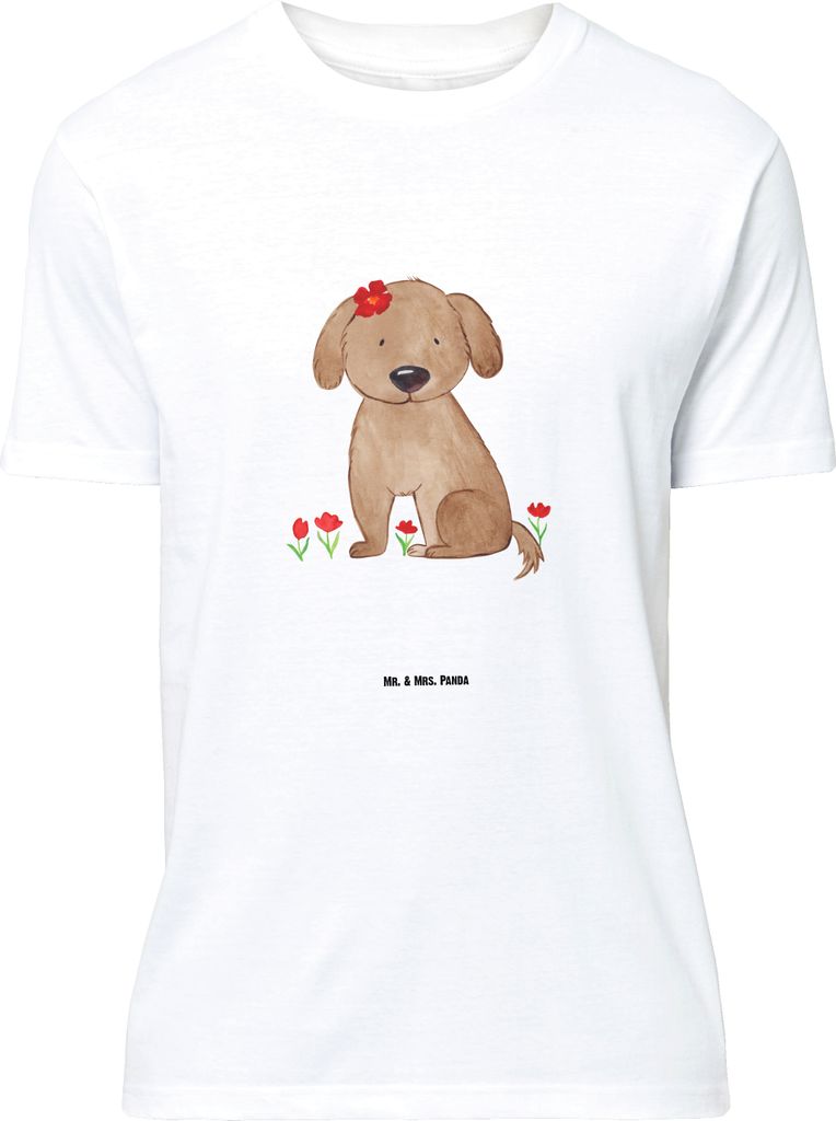 Mr. & Mrs. Panda Größe XL T-Shirt Hund Dame - Weiß - Geschenk, Hundeliebe, Shirt, Sprüche, Hunde, Liebe, mit Spruch, Flauschig, Tshirt, Liebens...