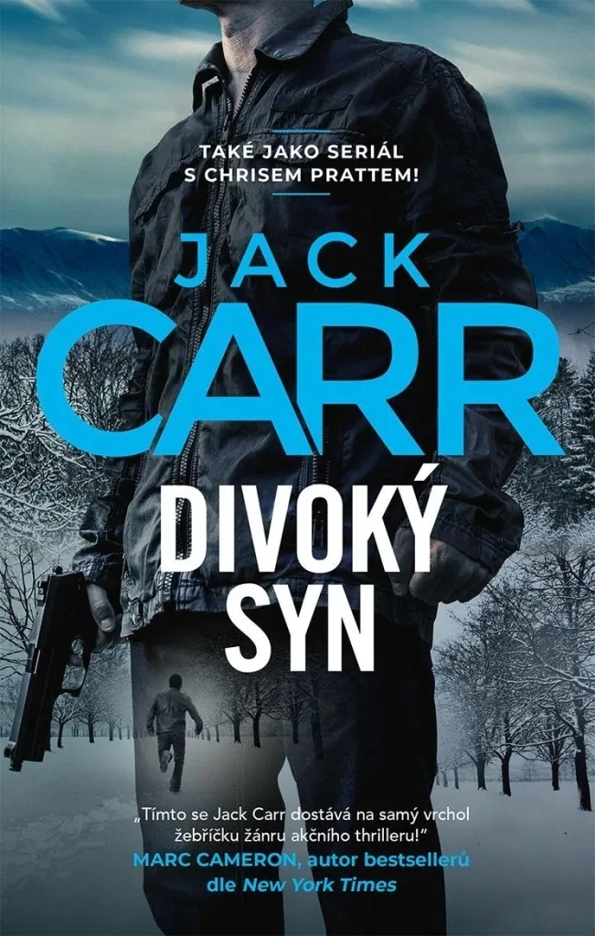 Livre de poche Divoký syn par Jack Carr, idéal pour lecture de voyage