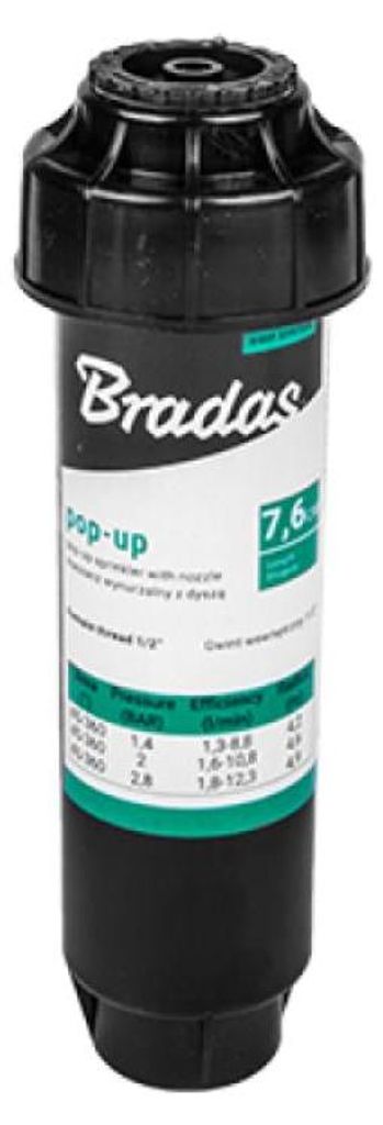 AUSFahrbare Sprinkler BRADAS 7,6 CM 360°