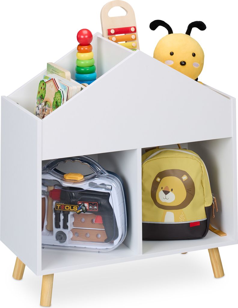 relaxdays Kinderregal Haus