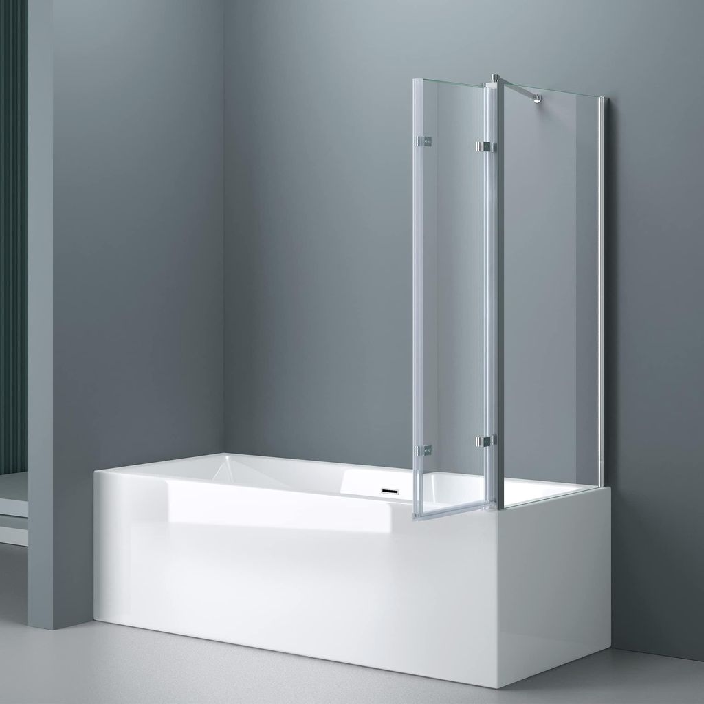 doporro Paroi de Baignoire 70x130x140cm Pare Baignoire Fixe Image du produit 