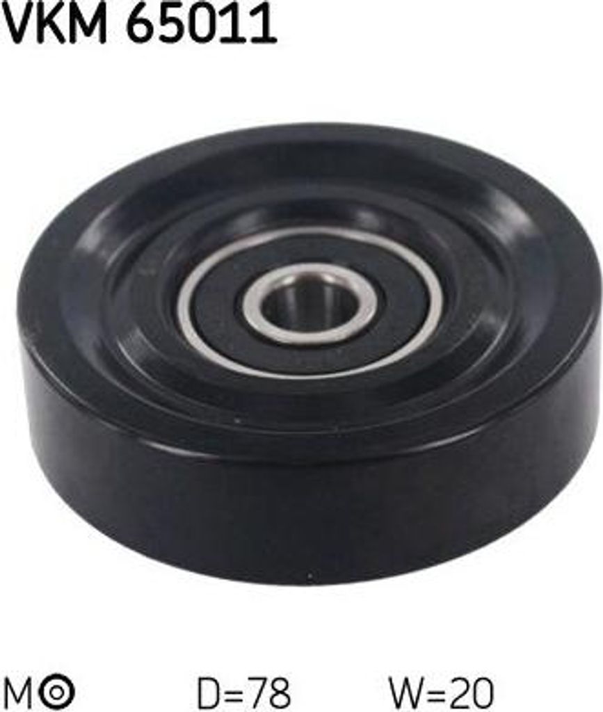 SKF VKM 65011 Spannrolle, Keilrippenriemen OE 9783422100 kompatibel mit Elantra, Getz, i30, Lantra, Matrix, Trajet, Tucson, Carens, Ceed, Cerato, P...