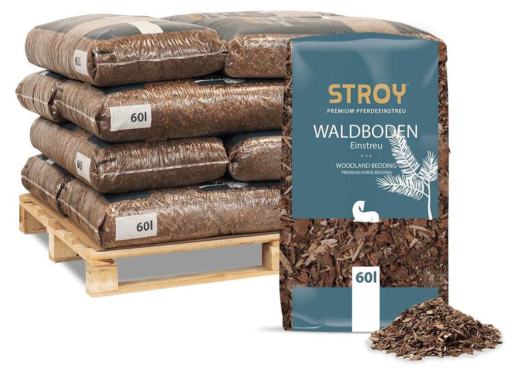 STROY Waldbodeneinstreu 60l x 12 Sack 720l 12er Palette Produktbild 