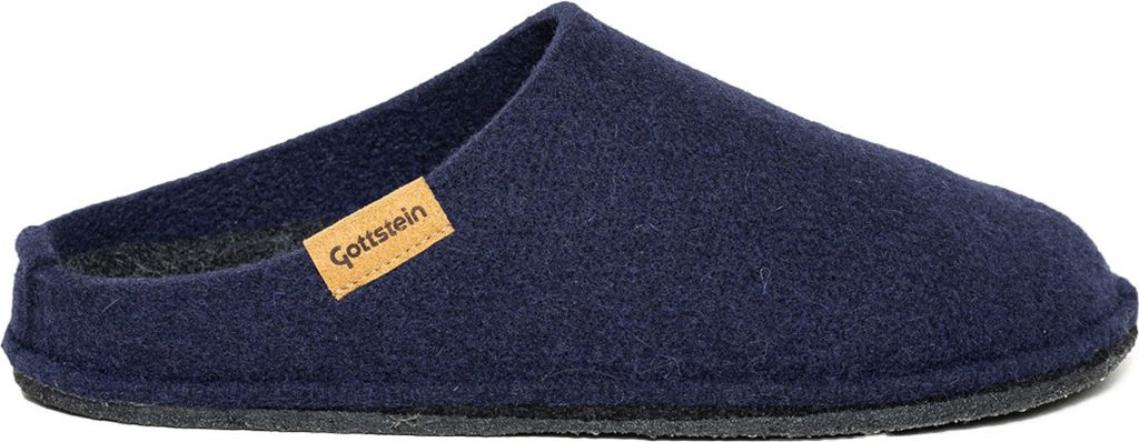Gottstein Classic-Co Pantoffeln Nahtloser Wollfilz, Herausnehmbare Innensohle, Rutschfeste Sohle