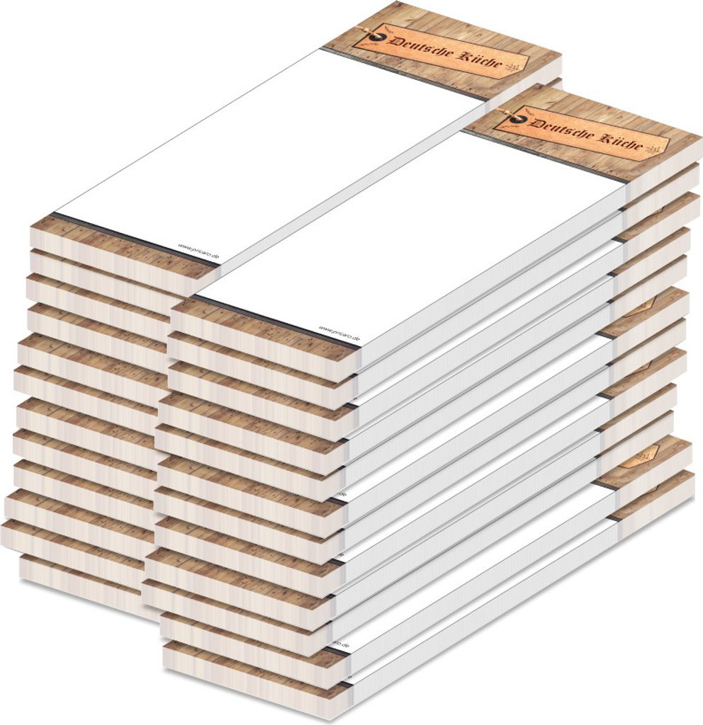 Kellnerblock Cafe "Macarons", 24 Stück