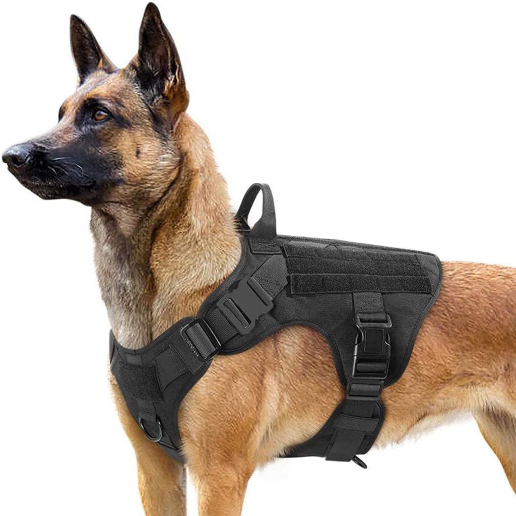 Ringwesten für Hunde Taktische Hundegeschirre, spannungsfreie Trainingsgeschirre L