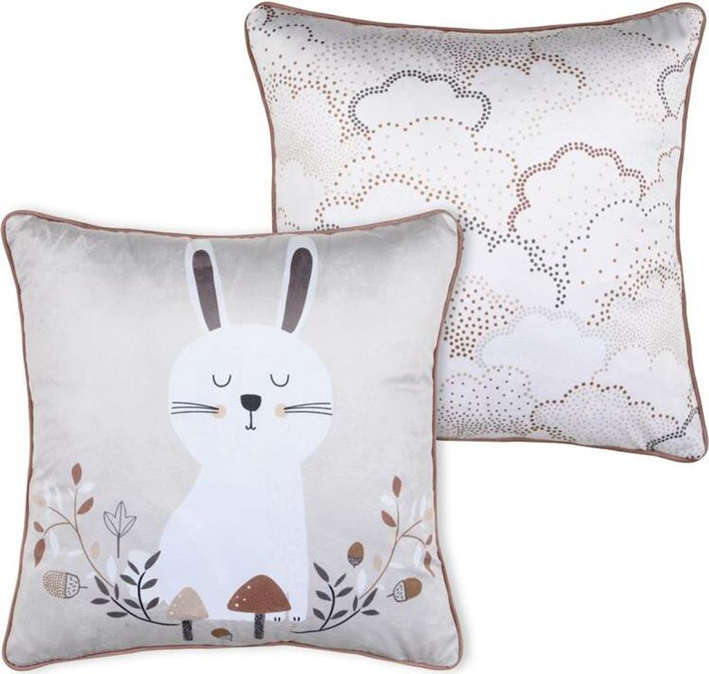 Kissen GABIN WHITE 40x40 cm Hase