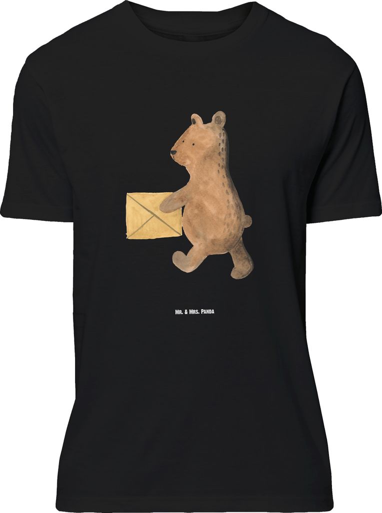 Mr. & Mrs. Panda Größe L T-Shirt Bär Zuhause - Schwarz - Geschenk, Shirt, Einzugsgeschenk Einzug Neues Haus Neue Adresse Umzug Umziehen, mit Spr...
