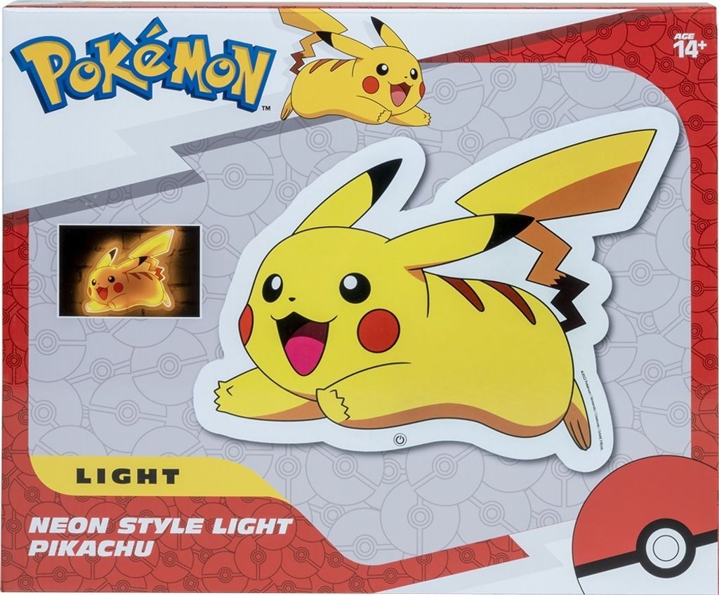 Pikachu Led Mask Teknofun Pokémon LED lampa ścienna Pikachu 22 | Kaufland.pl