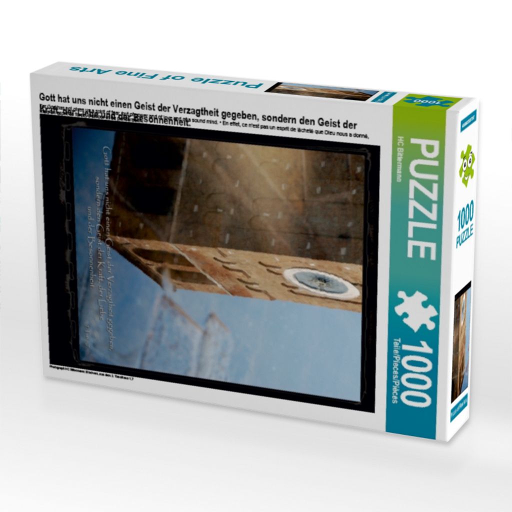 Calvendo Ein Motiv aus dem Kalender Christliche Monatssprüche 2016 1000 Teile Puzzle hoch 480x640mm, Bittermann HC; 7331645