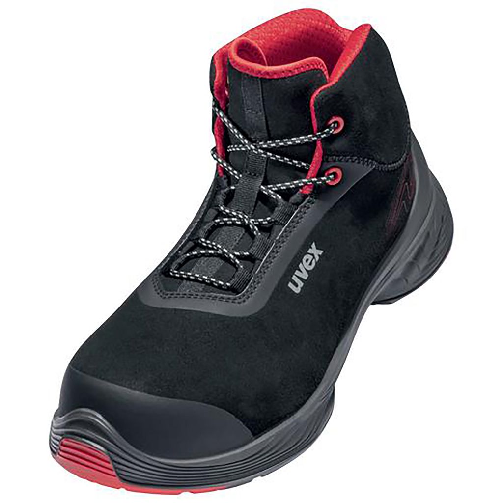 uvex 1 G2 Stiefel S3 schwarz, rot Weite 14 Gr. 42