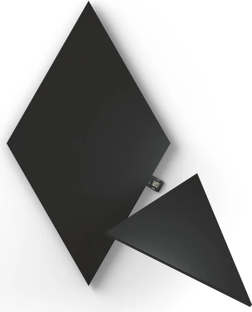 Éclairage intelligent Wi-Fi Nanoleaf Shapes pour corriger une pièce sombre