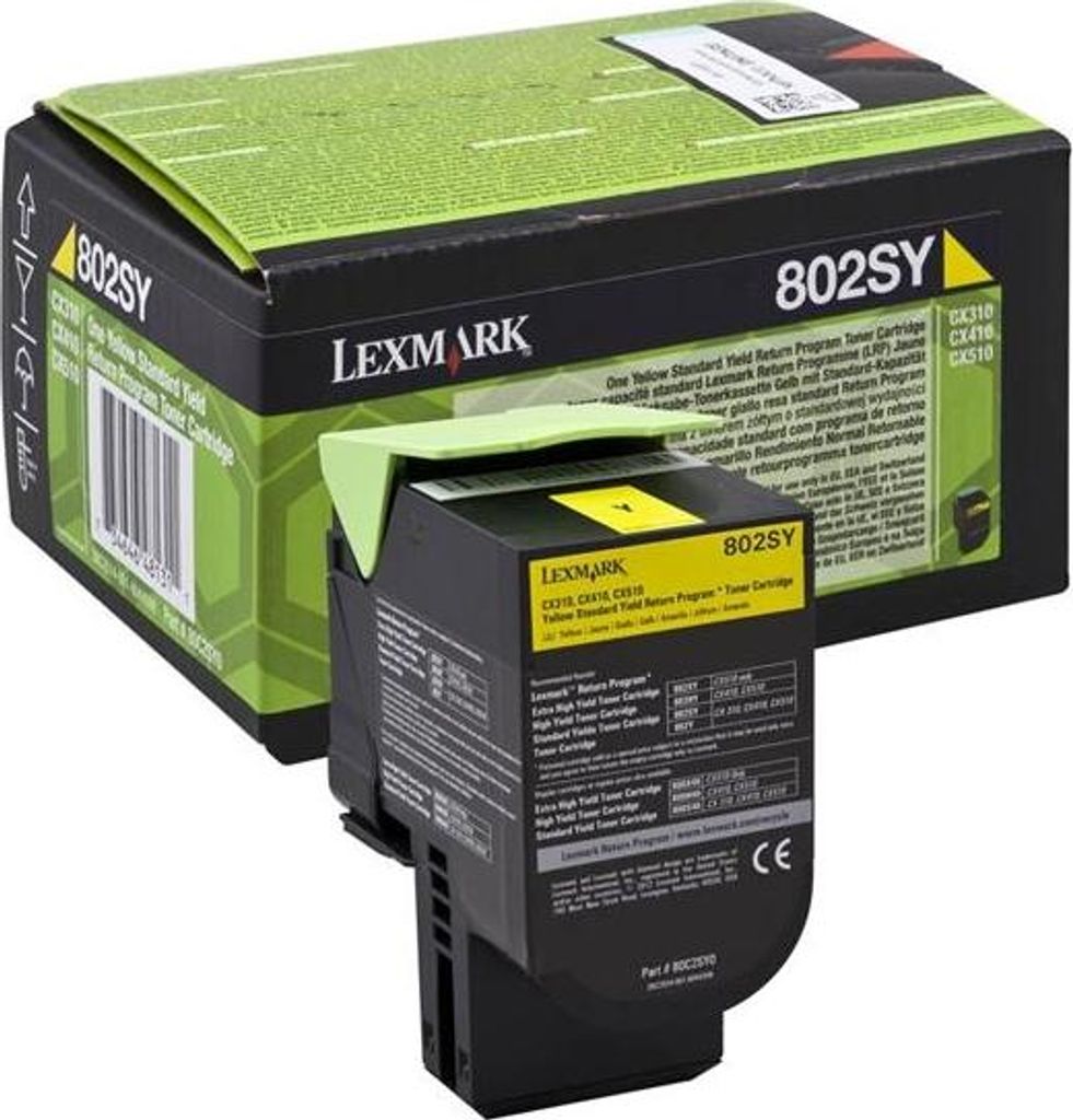 Lexmark 802SY - Gelb - original - Tonerpatrone Produktbild 