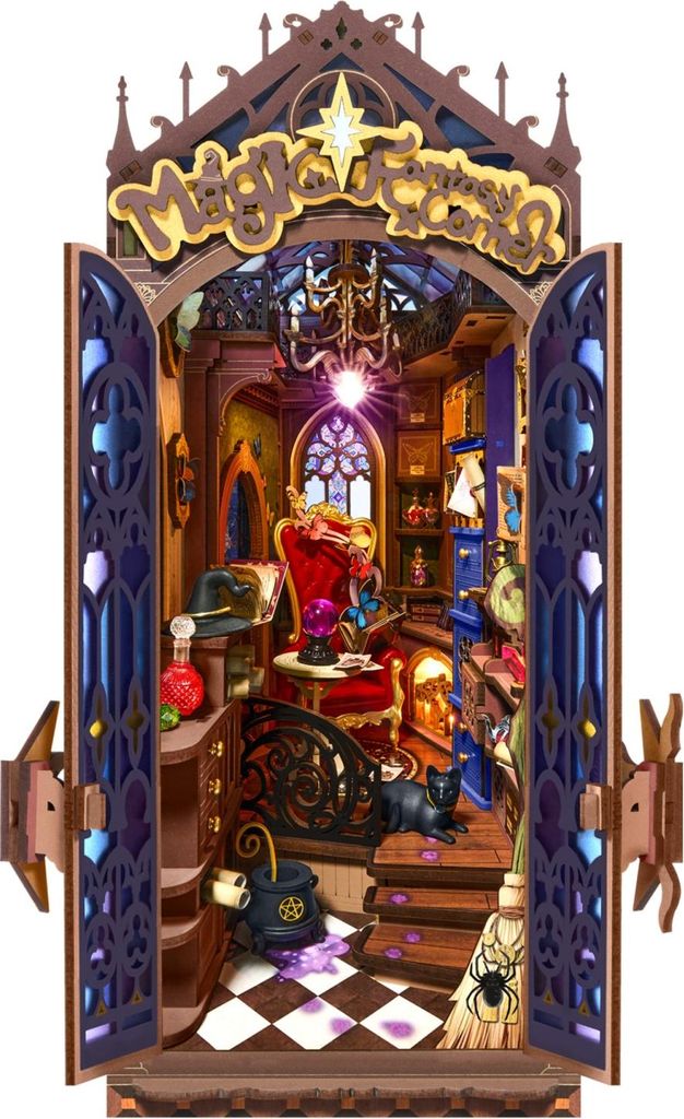Book Nook Magic Fantasy Corner Robotime Productafbeelding 