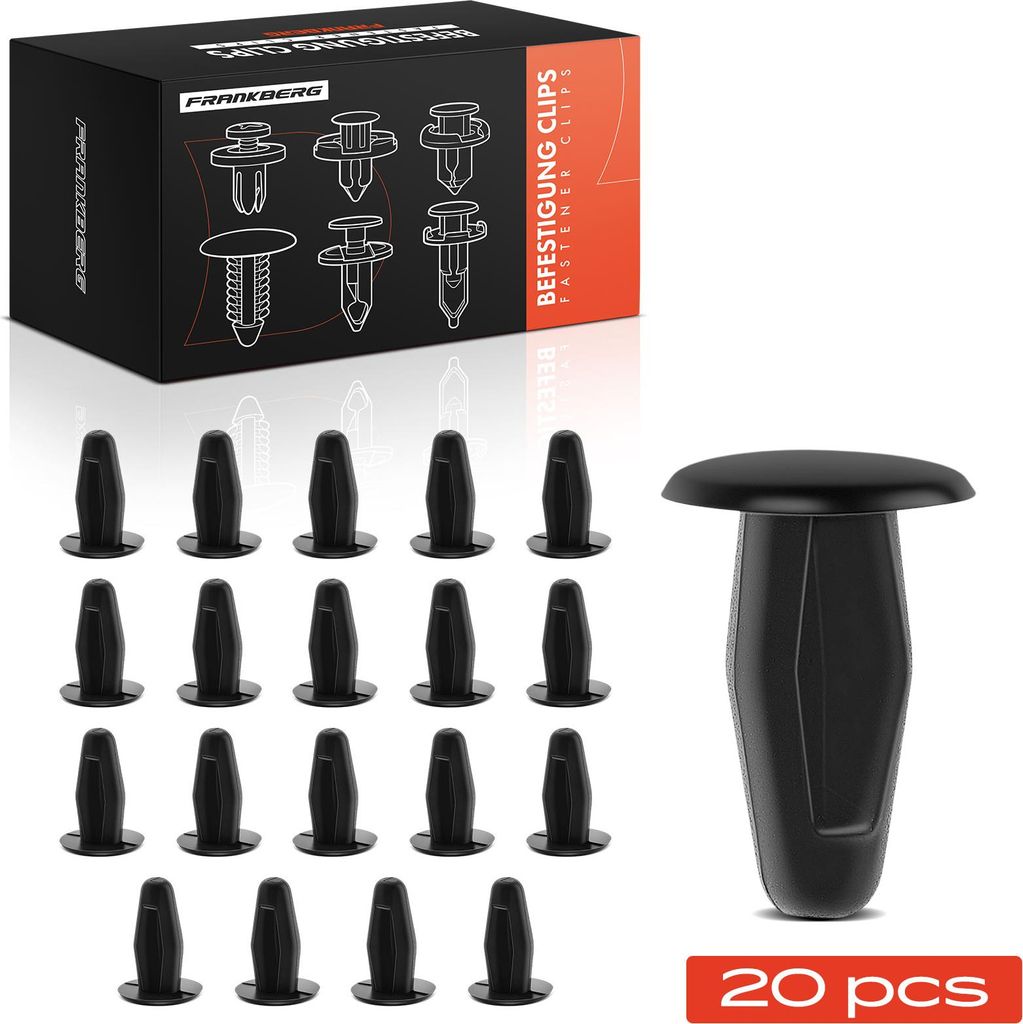 Frankberg 20x Befestigungsclips Verkleidungen für Nissan 300 ZX Mazda 323 Subaru Impreza