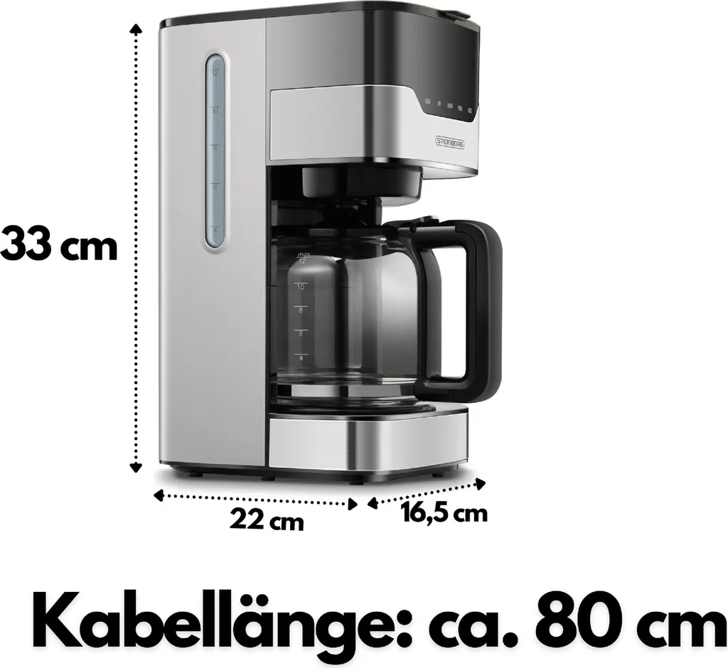 Machine à Café Programmable Steinborg : Votre Café Prêt dès le Réveil - 14