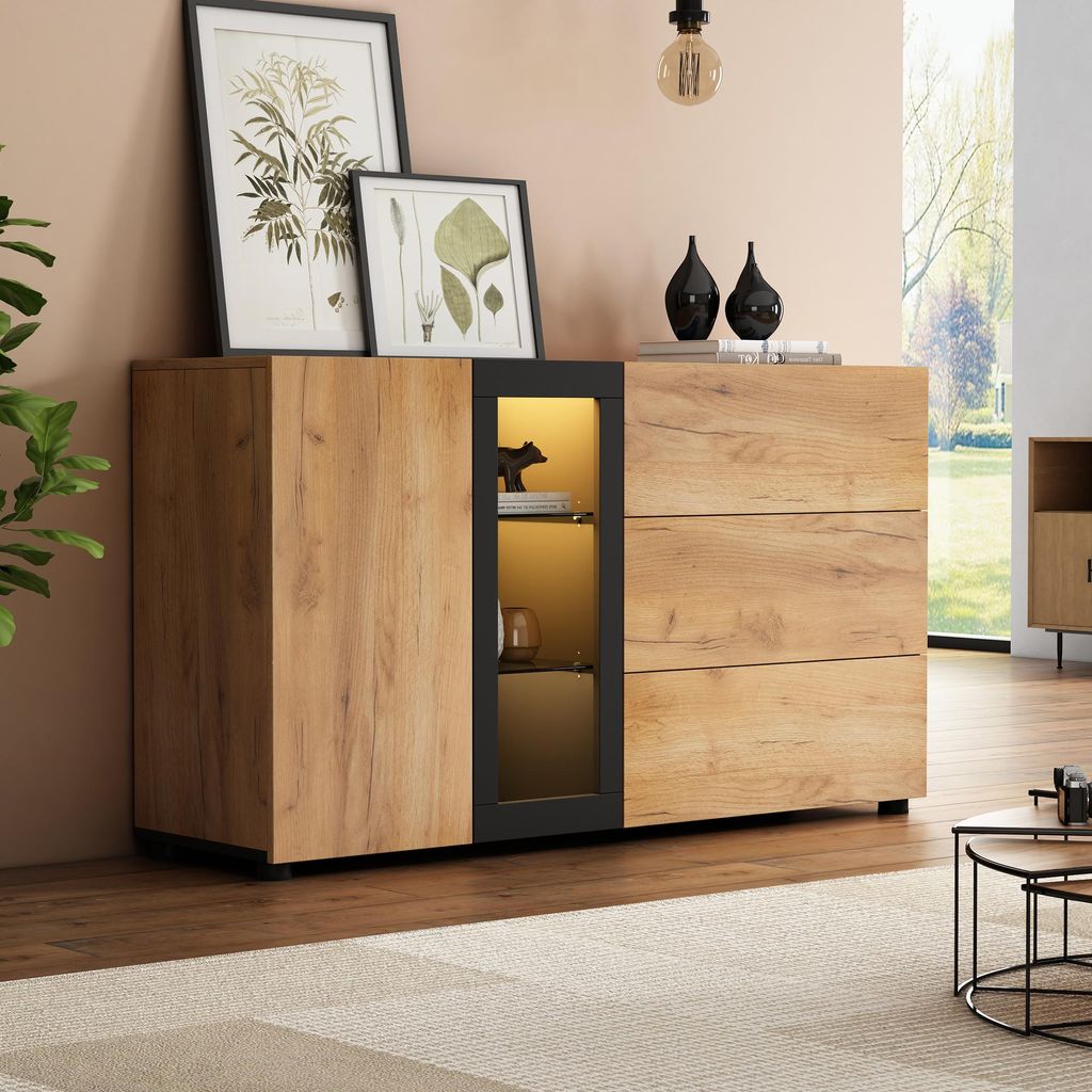 Kredens Sweiko, Nowoczesna szafka kredensowa Szafka Zdjęcie produktu 