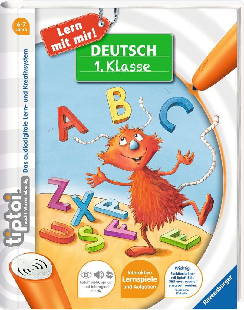 Ravensburger tiptoi® Buch Lern mit mir! Deutsch 1. Klasse Produktbild 