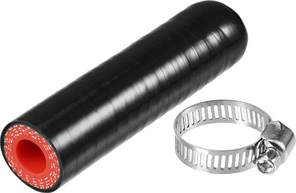 1 Satz 0,39" ID Universal Silikonschlauchkappe - Auto - Silikon Schwarz