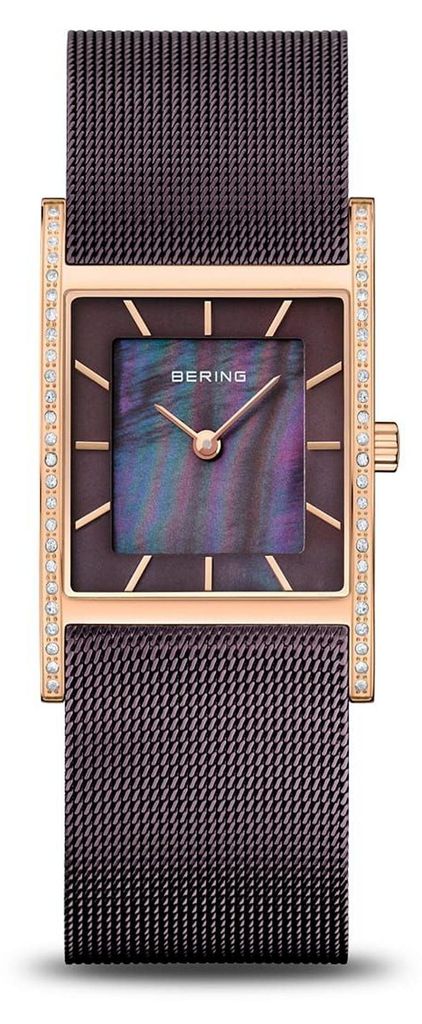 Bering Damen Uhr Armbanduhr Classic - 10426-262-S Meshband