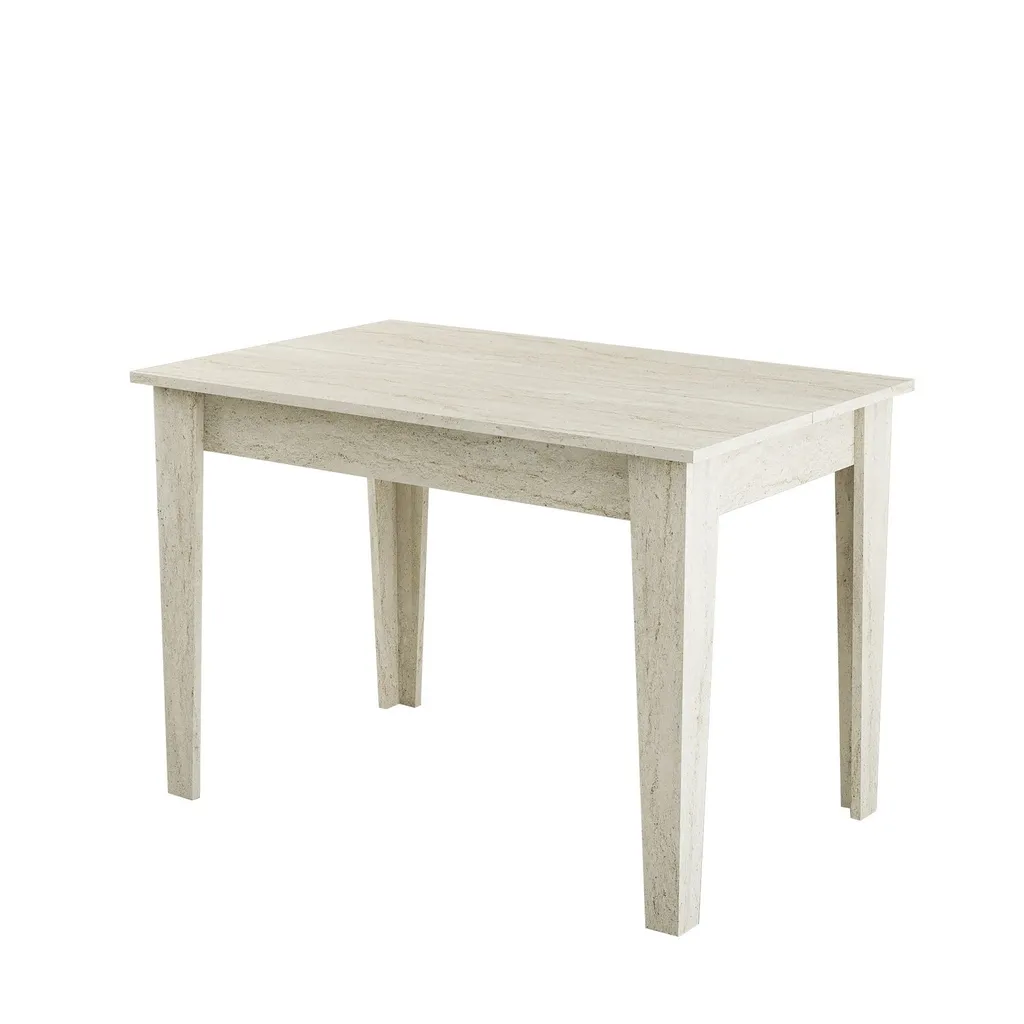 Table de cuisine en travertin Kiev Skye Decor 110x75 cm