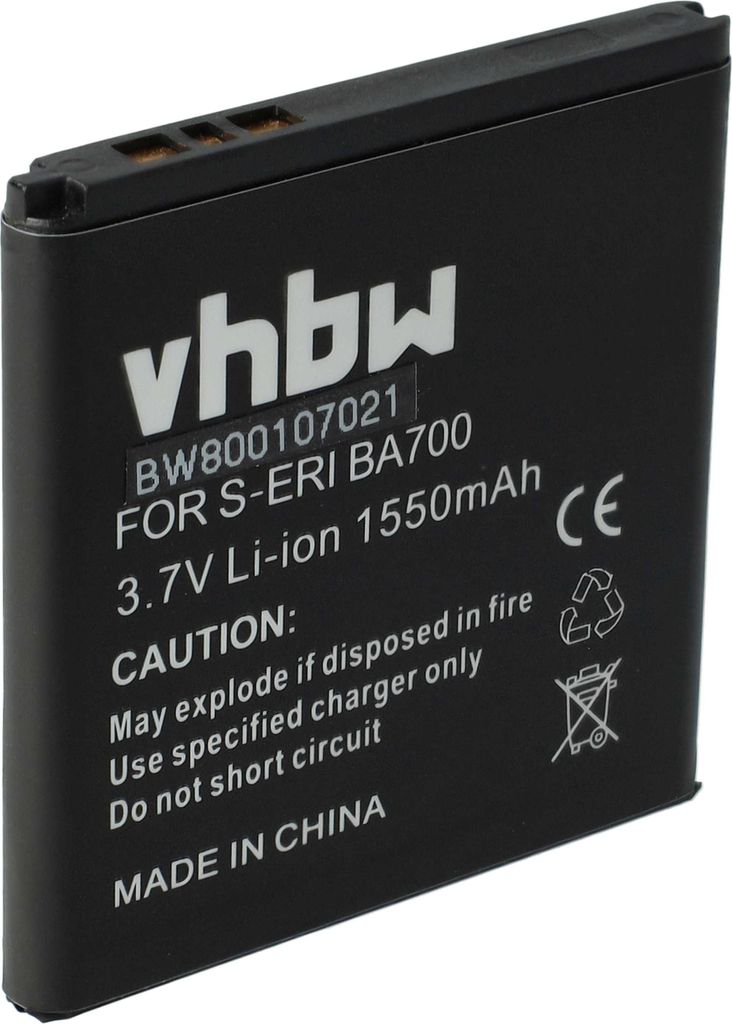vhbw Akku Ersatz für Sony-Ericsson BA700 für Handy Produktbild 