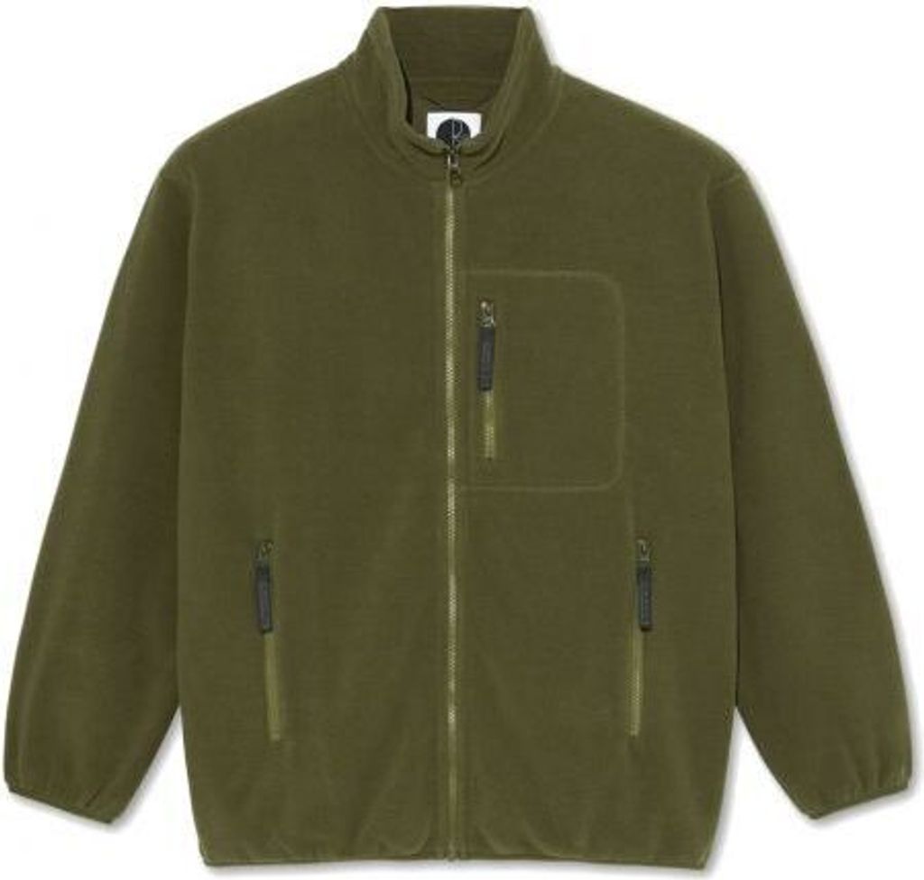 POLAR Basic Fleece JACKE - grün - L