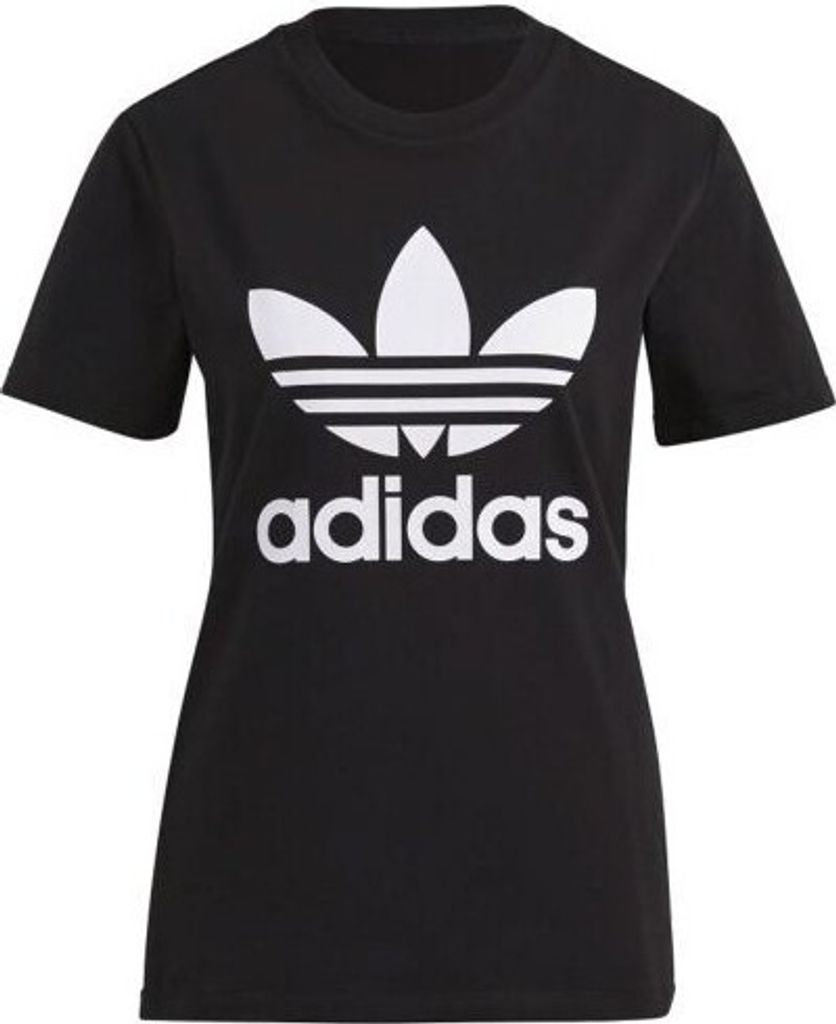 ADIDAS T-shirt Damen Baumwolle Schwarz GR52011 - Größe: 44