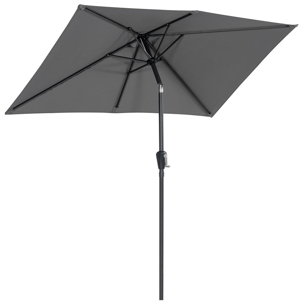 Avestar rechteckiger Außenschirm 212×134 cm mit 6 Rippen, Produktbild 