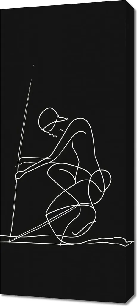 Decorazione Parete Quadro Linea 40x90 - Design Contemporaneo Luxury